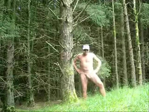 Naked in the woods 