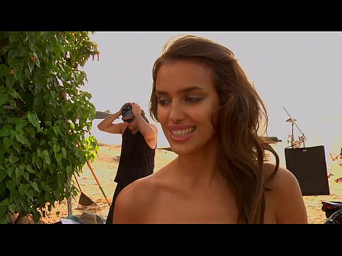2009 si swimsuit behind-the-scenes- irina shayk becomes the canvas in this video - video dailymotion 